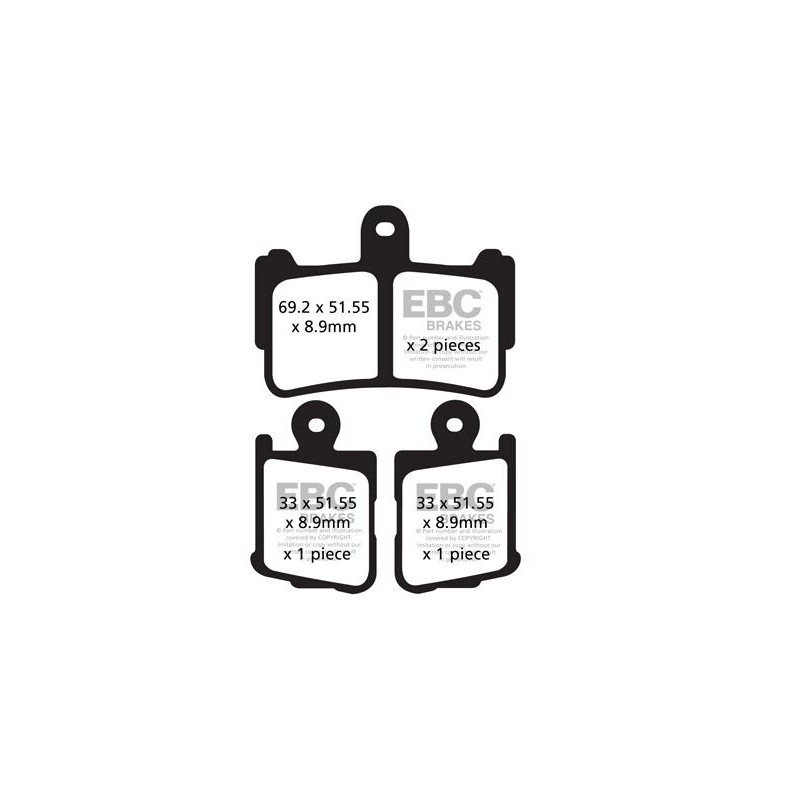 BRAKE PAD SINTERED HH