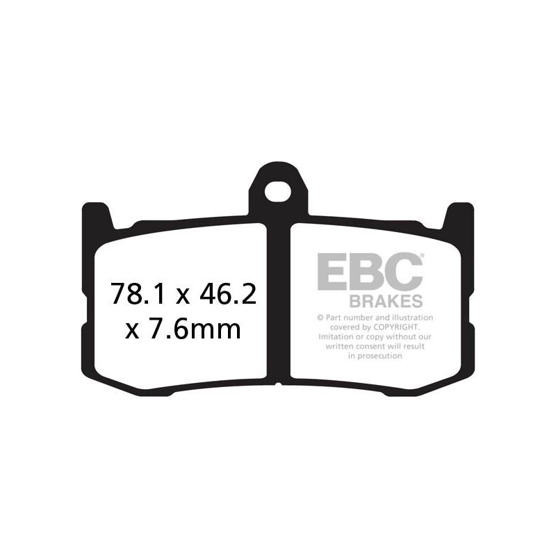 BRAKE PAD GPFA SINTER RACE