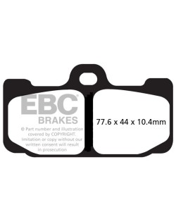 BRAKE PAD GPFA SINTER RACE