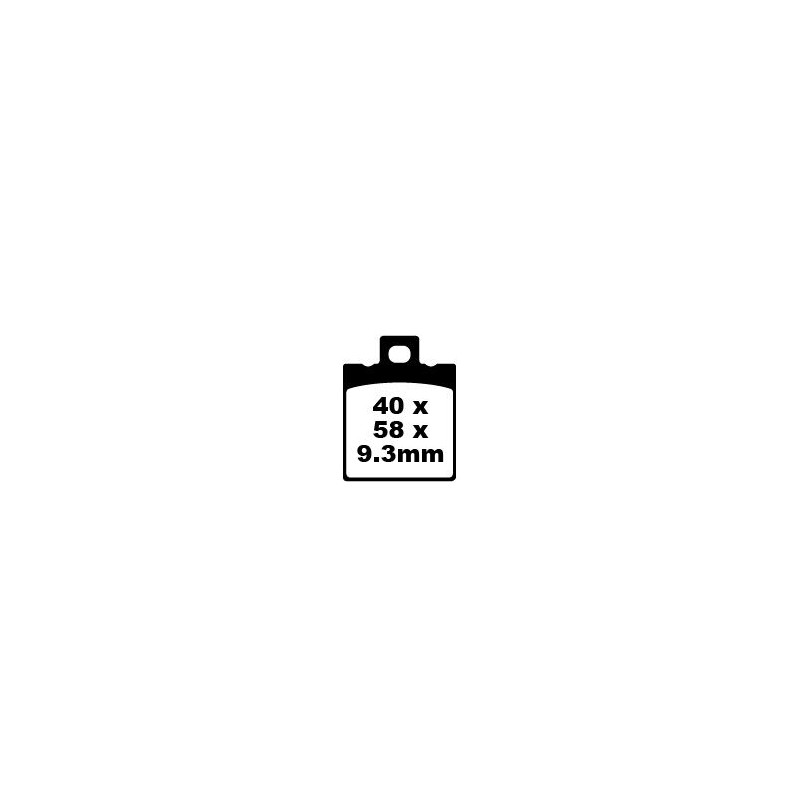 BRAKE PAD FA SER ORGANIC