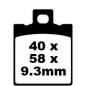 BRAKE PAD FA SER ORGANIC