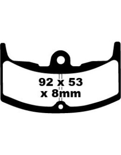 BRAKE PAD FA SER ORGANIC