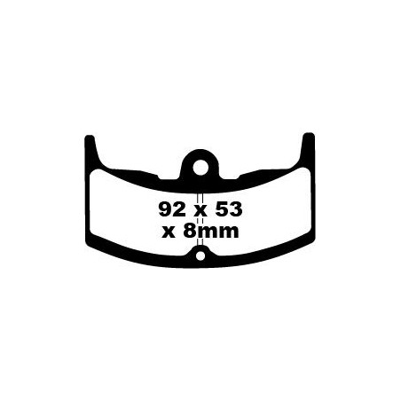 BRAKE PAD FA SER ORGANIC