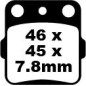 BRAKE PAD CARBON TT DIRT