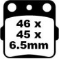 BRAKE PAD CARBON TT DIRT