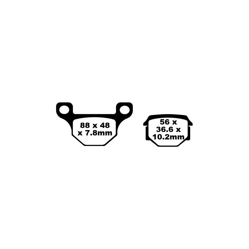 BRAKE PAD FA SER ORGANIC