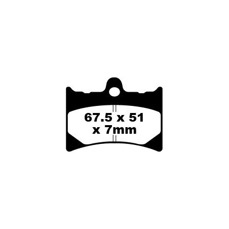 BRAKE PAD FA SER ORGANIC