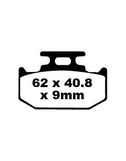 BRAKE PAD CARBON TT DIRT