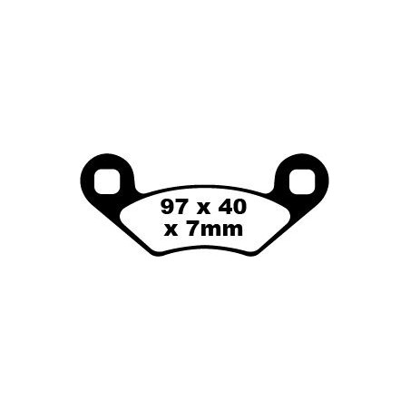 BRAKE PAD CARBON TT DIRT