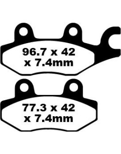 BRAKE PAD CARBON TT DIRT