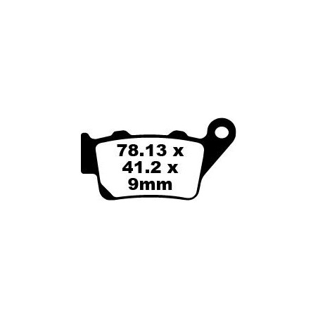 BRAKE PAD FA SER ORGANIC
