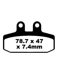 BRAKE PAD FA SER ORGANIC
