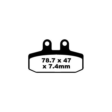 BRAKE PAD FA SER ORGANIC