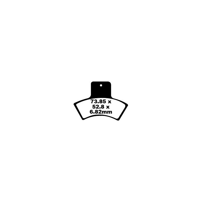 BRAKE PAD CARBON TT DIRT