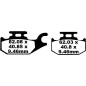 BRAKE PAD CARBON TT DIRT