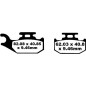 BRAKE PAD CARBON TT DIRT