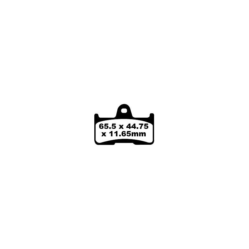 BRAKE PAD CARBON TT DIRT