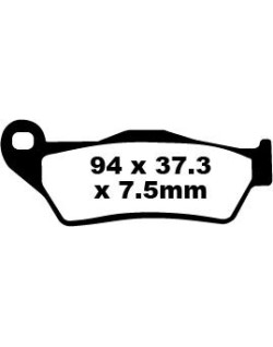 BRAKE PAD CARBON TT DIRT