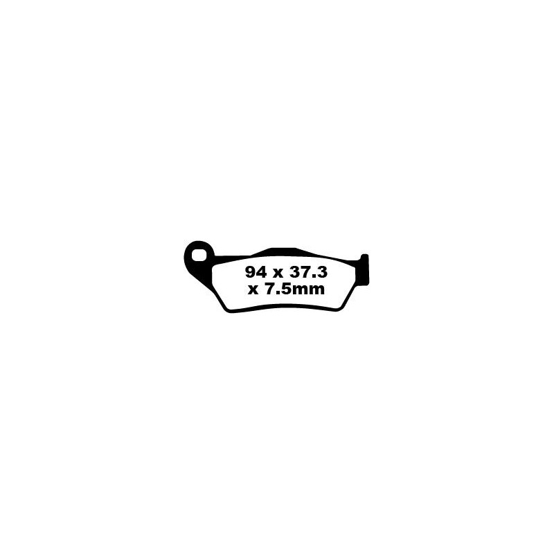BRAKE PAD CARBON TT DIRT
