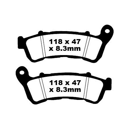 BRAKE PAD FA SER ORGANIC