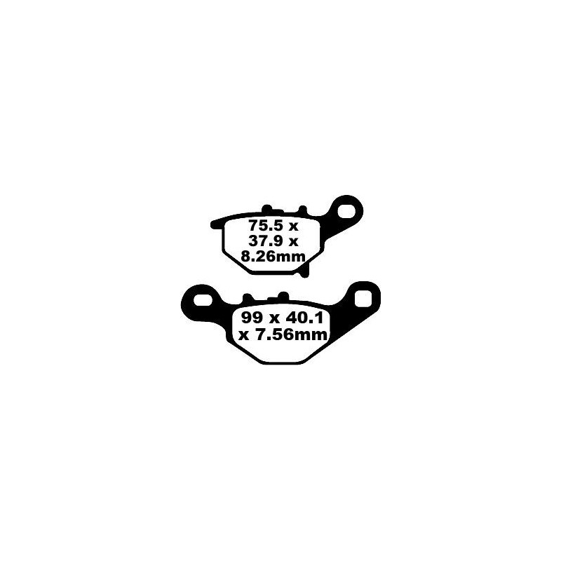 BRAKE PAD CARBON TT DIRT