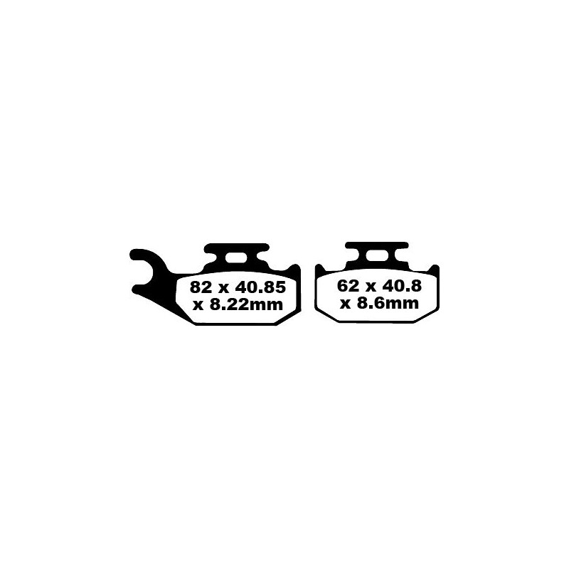 BRAKE PAD CARBON TT DIRT