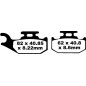 BRAKE PAD CARBON TT DIRT
