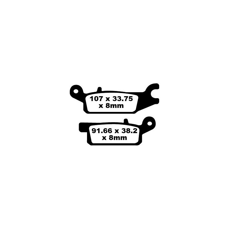 BRAKE PAD CARBON TT DIRT