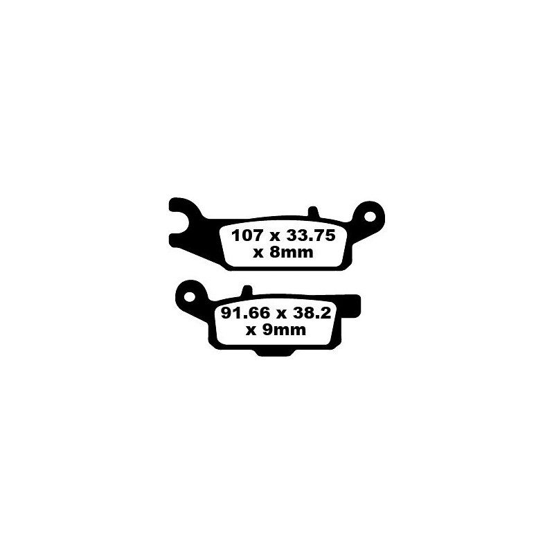 BRAKE PAD CARBON TT DIRT