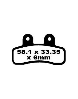 BRAKE PAD FA SER ORGANIC