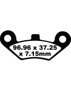 BRAKE PAD CARBON TT DIRT