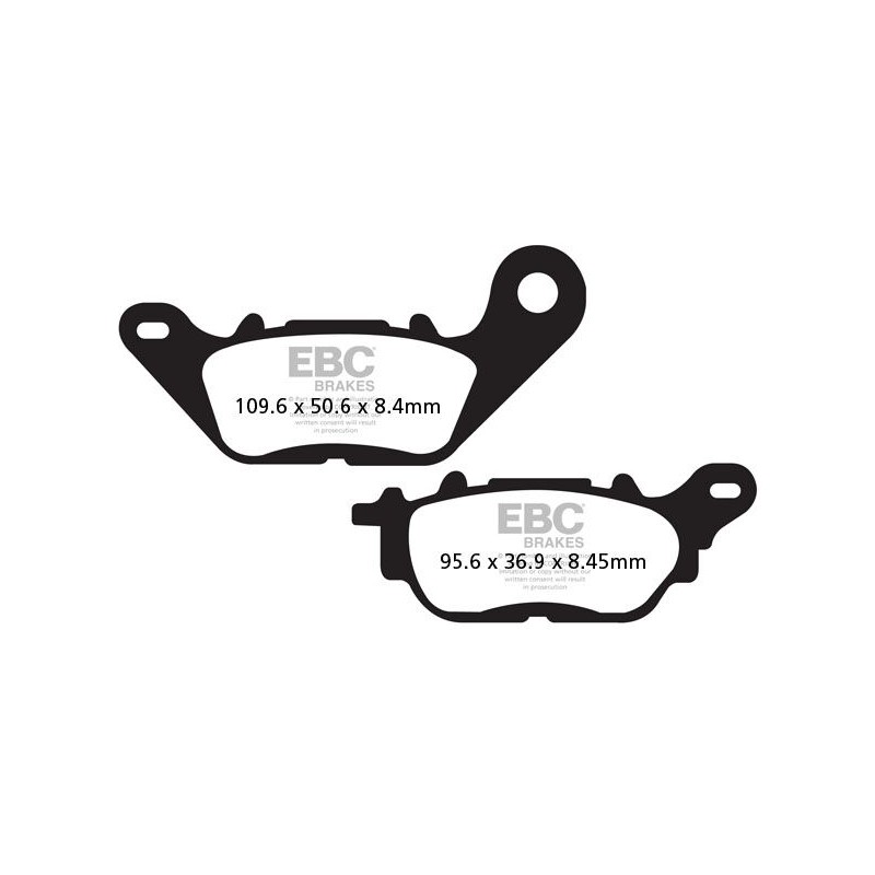 BRAKE PAD FA SER ORGANIC