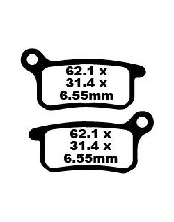 BRAKE PAD CARBON TT DIRT