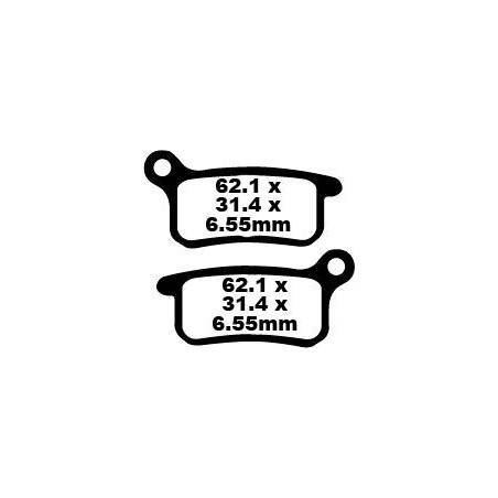 BRAKE PAD CARBON TT DIRT