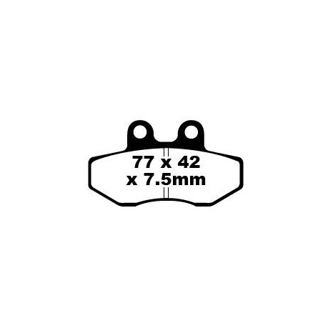 BRAKE PAD FA SER ORGANIC