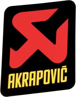 STICKER AKRAPOVIC VERT 75