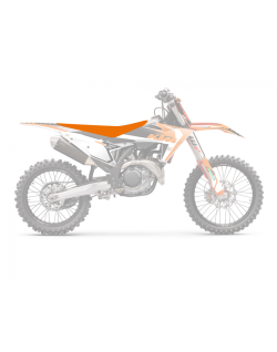 Housse de selle BLACKBIRD Pyramid orange - KTM SX-SXF