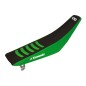 Housse de selle BLACKBIRD Double Grip 3 vert/noir Kawasaki KX250F/450F Housse de selle BLACKBIRD Double Grip 3 vert/noir Kawasaki KX250F/450F