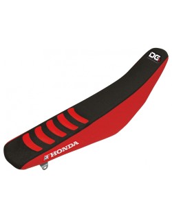 Housse de selle BLACKBIRD Double Grip 3 rouge/noir Honda CRF450R