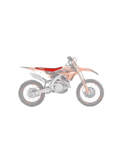 Housse de selle BLACKBIRD Double Grip 3 rouge/noir Honda CRF450R