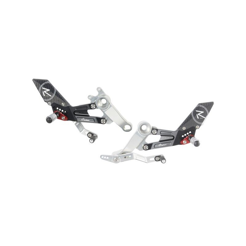 Commandes reculées réglables/repliables LIGHTECH Racing sélection standard et inversée - Aprilia RS660/Tuono 660 Commandes reculées réglables/repliables LIGHTECH Racing sélection standard et inversée - Aprilia RS660/Tuono 660