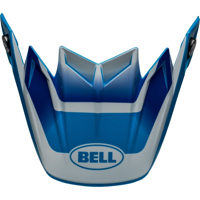 Visière BELL Moto-9S Flex - Rail Gloss Blue/White Visière BELL Moto-9S Flex - Rail Gloss Blue/White