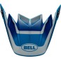 Visière BELL Moto-9S Flex - Rail Gloss Blue/White Visière BELL Moto-9S Flex - Rail Gloss Blue/White