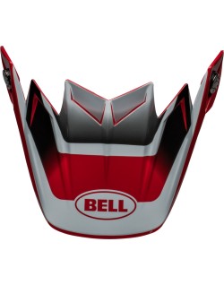 Visière BELL Moto-9S Flex - Rail Gloss Red/White