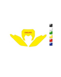 Fonds de plaque BLACKBIRD jaune Sherco