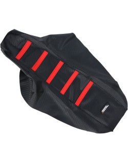 SEAT COVER RIBBED HON RED