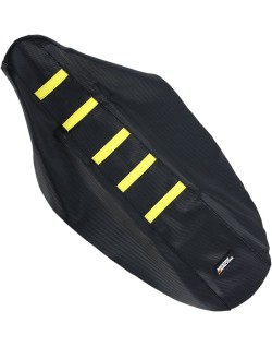 SEAT COVER RIBBED SUZ YEL