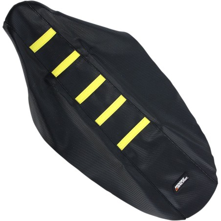 SEAT COVER RIBBED SUZ YEL