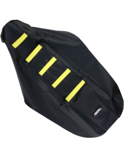 SEAT COVER RIBBED SUZ YEL