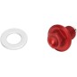 DRAIN PLUG MAGNETIC RED